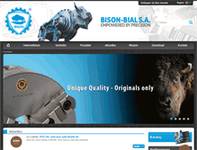 Tablet Screenshot of bison-bial.de